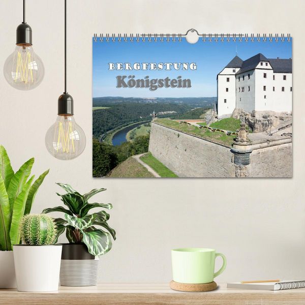 Produktbild: Bergfestung K&ouml;nigstein (Wandkalender 2026 DIN A4 quer), CALVENDO Monatskalender