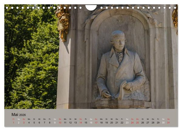 Produktbild: Gro&szlig;er Tiergarten Berlin - Von Dichtern und Komponisten (Wandkalender 2026 DIN A4 quer), CALVENDO Monatskalender