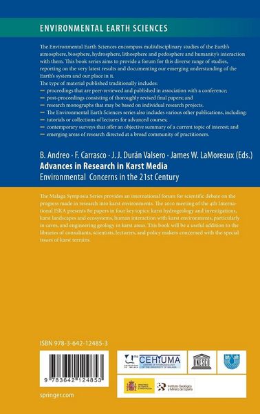 Produktbild: Advances in Research in Karst Media