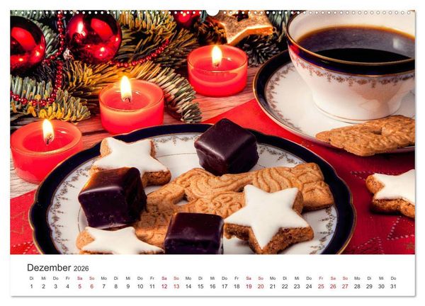 Produktbild: Kulinarische Kompositionen (Wandkalender 2026 DIN A2 quer), CALVENDO Monatskalender