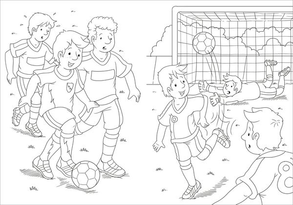 Produktbild: Fu&szlig;ball. Buntes Sticker-Malbuch