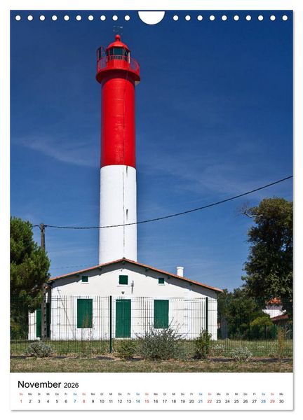 Produktbild: Leuchtt&uuml;rme an der Atlantikk&uuml;ste (Wandkalender 2026 DIN A4 hoch), CALVENDO Monatskalender