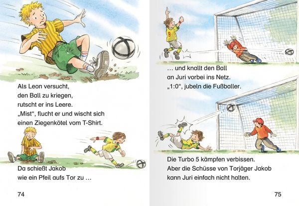 Produktbild: Leserabe Sonderausgaben - Fu&szlig;ballabenteuer zum Lesenlernen