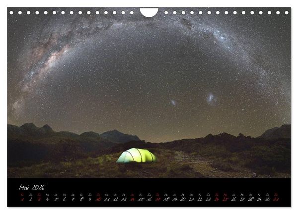 Produktbild: Faszination Milchstra&szlig;e - eine Reise zu den Nachtlandschaften unserer Erde (Wandkalender 2026 DIN A4 quer), CALVENDO Monatskalender