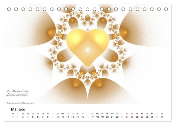 Produktbild: Mathematik - Grafiken und Zitate 2026 (Tischkalender 2026 DIN A5 quer), CALVENDO Monatskalender