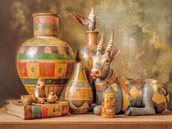 Produktbild: CALVENDO Puzzle Afrikanische Stillleben | 1000 Teile Lege-Gr&ouml;&szlig;e 64x48cm Foto-Puzzle f&uuml;r gl&uuml;ckliche Stunden