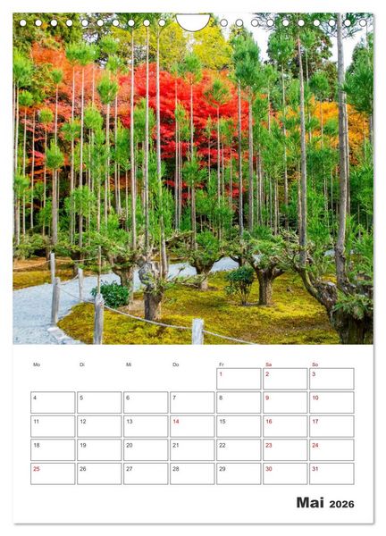 Produktbild: Eine Rundreise - Japan (Wandkalender 2026 DIN A4 hoch), CALVENDO Monatskalender
