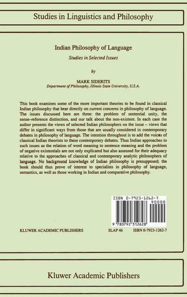 Produktbild: Indian Philosophy of Language
