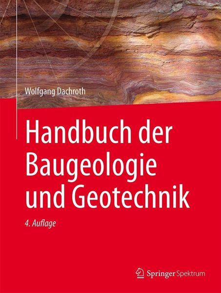 Produktbild: Handbuch der Baugeologie und Geotechnik