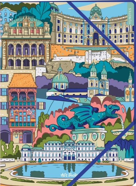 Produktbild: MyNOTES Papeterie: Sammelmappe &Ouml;sterreich &ndash; Glanzpunkte Architektur