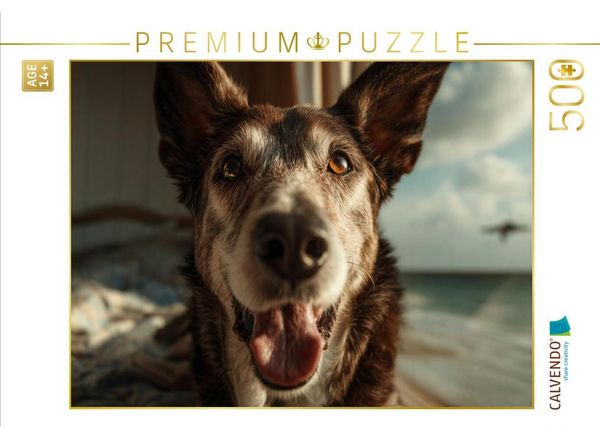 CALVENDO Puzzle Urlaubsfeeling mit Meerblick | 500 Teile Lege-Größe 48 × 36 cm Foto-Puzzle für Erwachsene
