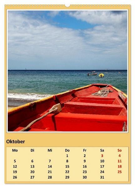 Produktbild: Karibik - Eindr&uuml;cke einer Kreuzfahrt (hochwertiger Premium Wandkalender 2026 DIN A2 hoch), Kunstdruck in Hochglanz