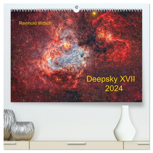 Deepsky XVII (hochwertiger Premium Wandkalender 2024 DIN A2 quer), Kunstdruck in Hochglanz