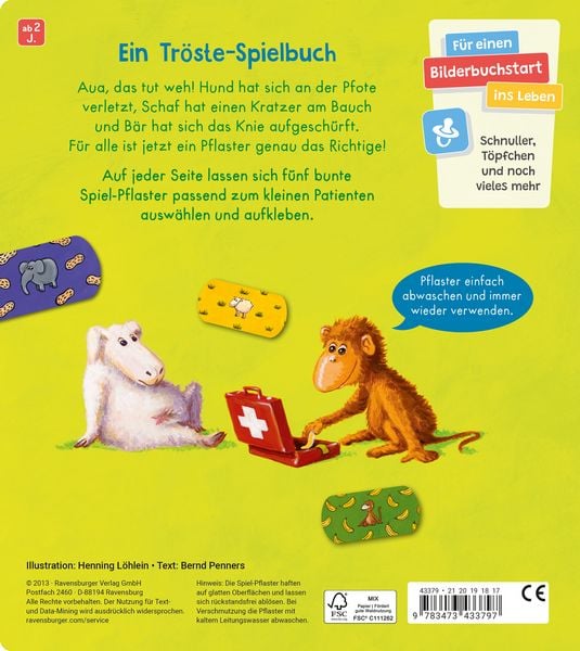 Produktbild: Pusten, tr&ouml;sten, Pflaster drauf!