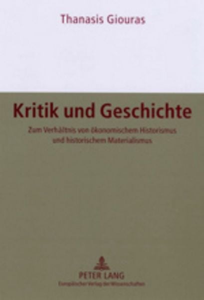 Produktbild: Kritik und Geschichte