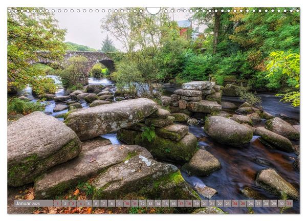 Produktbild: Dartmoor, herbe Sch&ouml;nheit im S&uuml;den Englands (Wandkalender 2026 DIN A3 quer), CALVENDO Monatskalender