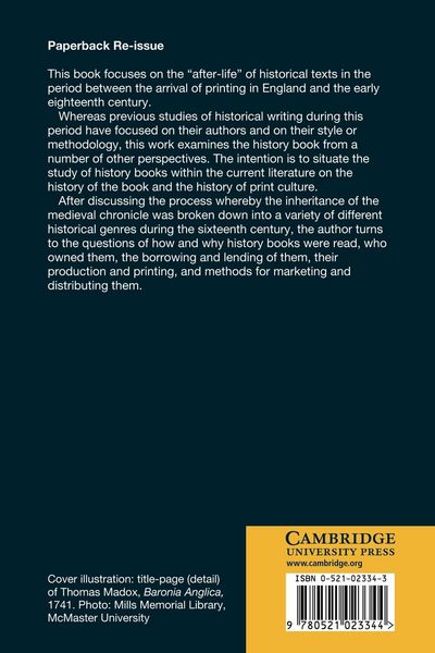 Produktbild: Reading History in Early Modern England