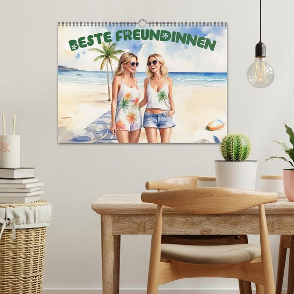 Produktbild: Beste Freundinnen (Wandkalender 2026 DIN A3 quer), CALVENDO Monatskalender