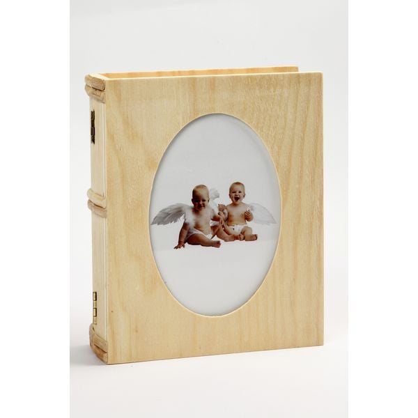 Produktbild: Creativ Company Schachtel in Buchform, Gr&ouml;&szlig;e 21,7x18 cm, Lochgr&ouml;&szlig;e 16x10,8 cm, Dicke 5,6 cm