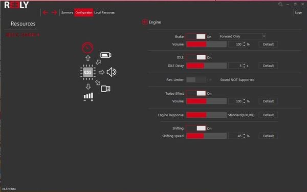 Produktbild: Reely V8 Sound Soundmodul V8 Motor 4 - 8V