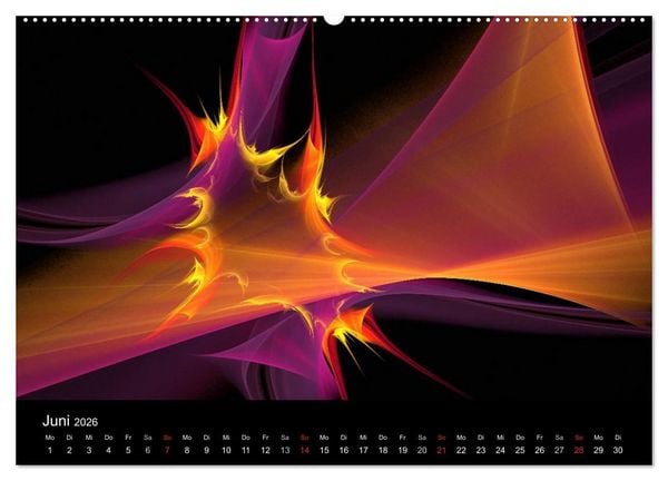 Produktbild: Wunderbare Welt der Farben 2026 (Wandkalender 2026 DIN A2 quer), CALVENDO Monatskalender