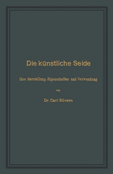 Produktbild: Die k&uuml;nstliche Seide