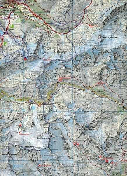 Produktbild: K&uuml;mmerly+Frey Wanderkarte 19 Gotthard 1:60.000