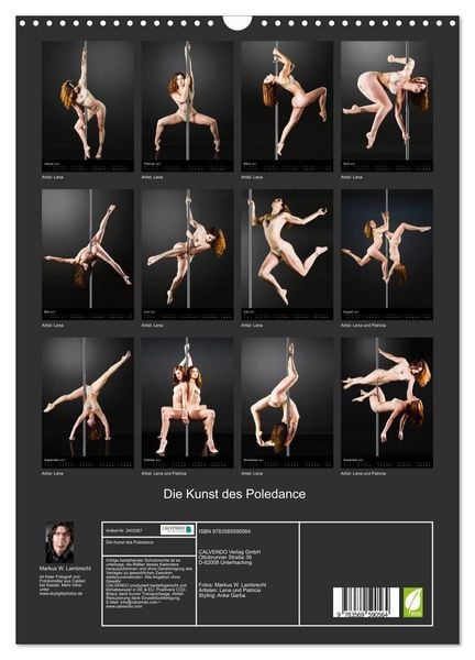 Produktbild: Die Kunst des Poledance (Wandkalender 2027 DIN A3 hoch), CALVENDO Monatskalender