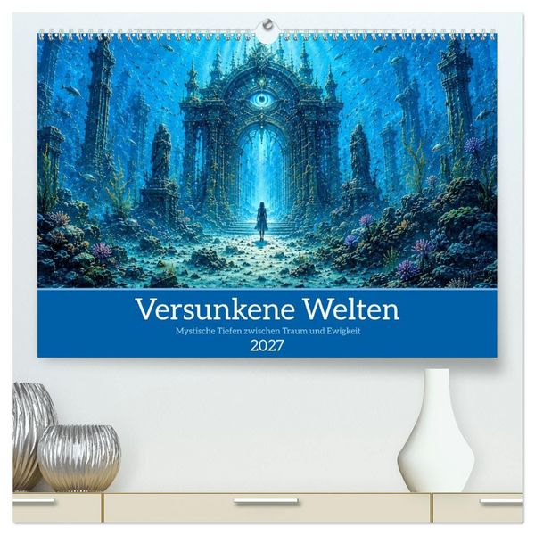 Produktbild: Versunkene Welten &ndash; Mystische Tiefen zwischen Traum und Ewigkeit (hochwertiger Premium Wandkalender 2027 DIN A2 quer), Kunstdruck in Hochglanz