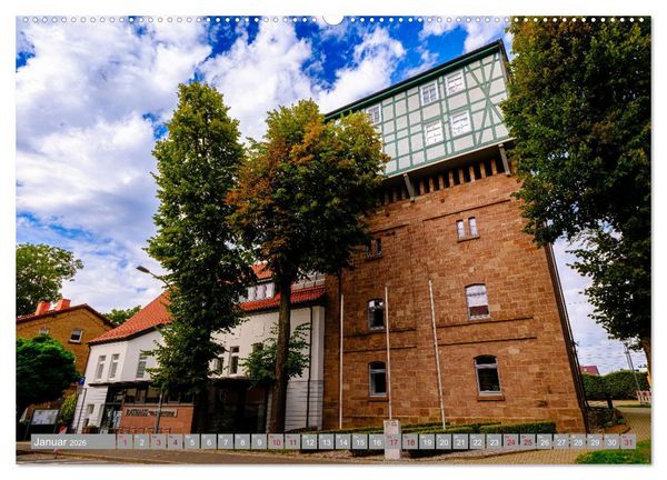 Produktbild: Ein Blick auf Leinefelde-Worbis (Wandkalender 2026 DIN A2 quer), CALVENDO Monatskalender