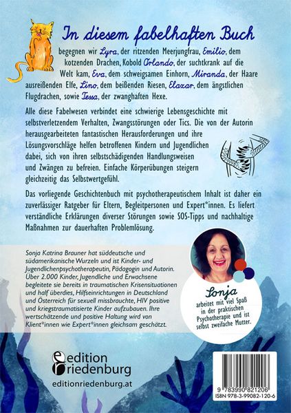 Produktbild: Meerjungfrau Lyra verlernt das Ritzen - Fabelhafte Soforthilfe und nachhaltige Ma&szlig;nahmen bei selbstverletzendem Verhalten, Essst&ouml;rungen, Zw&auml;ngen und anderen St&ouml;rungen
