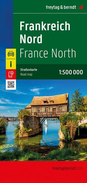 Freytag & berndt Straßenkarte Frankreich Nord 1:500.000, Sonstige von , KOMPASS freytag und berndt, 978-3-7079-2393-3