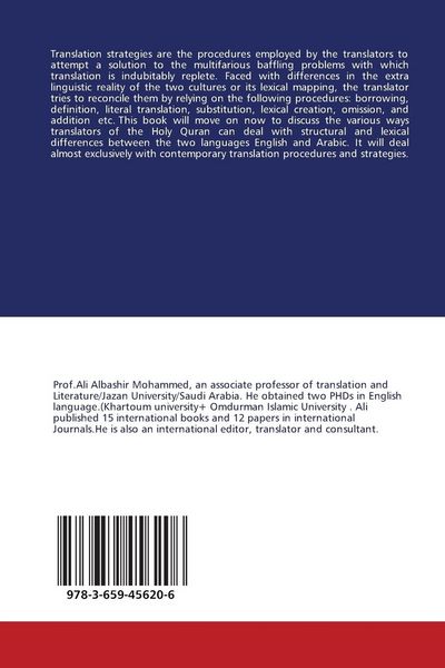 Produktbild: Translation Procedures & Strategies and Holy Qur'an Translation