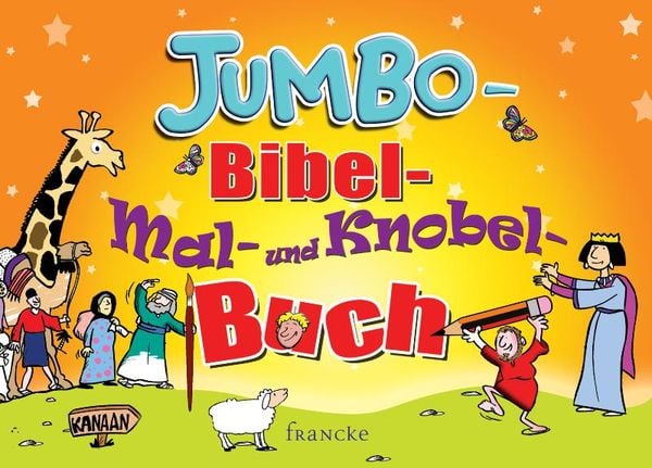 Produktbild: Jumbo-Bibel-Mal- und Knobelbuch