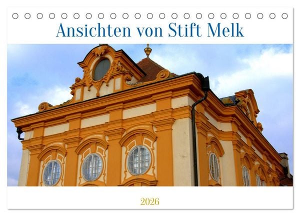 Produktbild: Ansichten vom Stift in Melk (Tischkalender 2026 DIN A5 quer), CALVENDO Monatskalender