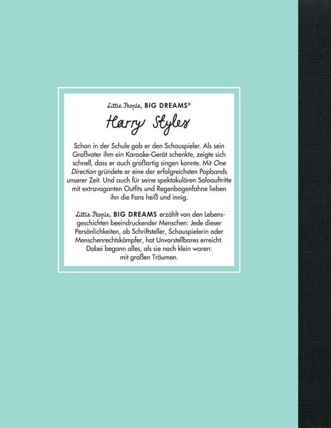 Produktbild: Harry Styles &ndash; Little People, BIG DREAMS (Deutsche Ausgabe)