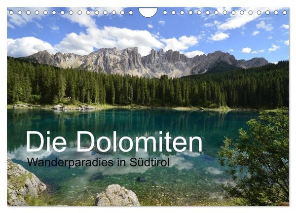 Produktbild: Die Dolomiten &ndash; Wanderparadies in S&uuml;dtirol (Wandkalender 2026 DIN A4 quer), CALVENDO Monatskalender