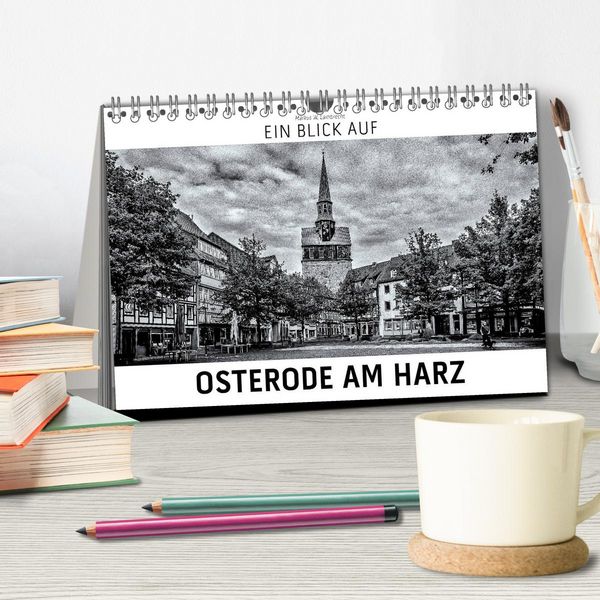 Produktbild: Ein Blick auf Osterode am Harz (Tischkalender 2026 DIN A5 quer), CALVENDO Monatskalender