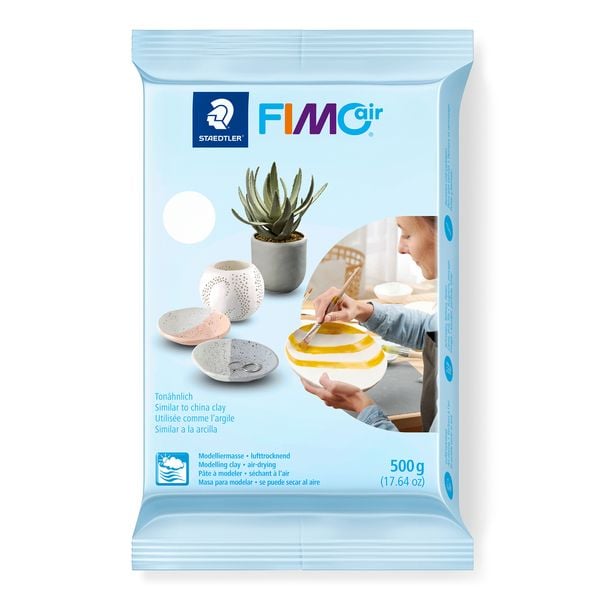 FIMO Lufttrocknende Modelliermasse FIMOair 8100, weiß, 500 g