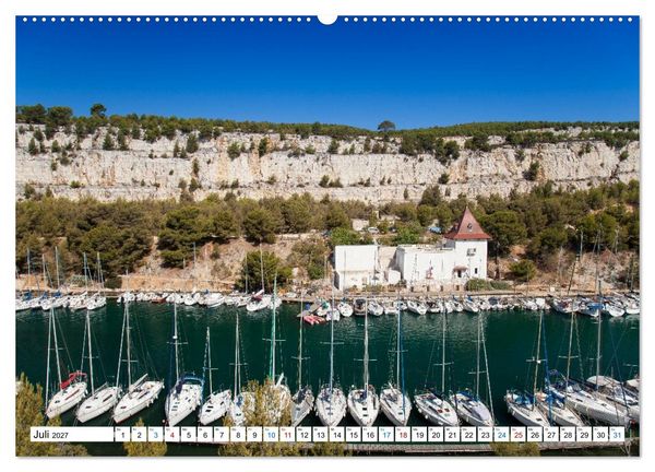 Produktbild: C&ocirc;te d&rsquo;Azur Glanzlichter an der franz&ouml;sischen Mittelmeerk&uuml;ste (hochwertiger Premium Wandkalender 2027 DIN A2 quer), Kunstdruck in Hochglanz
