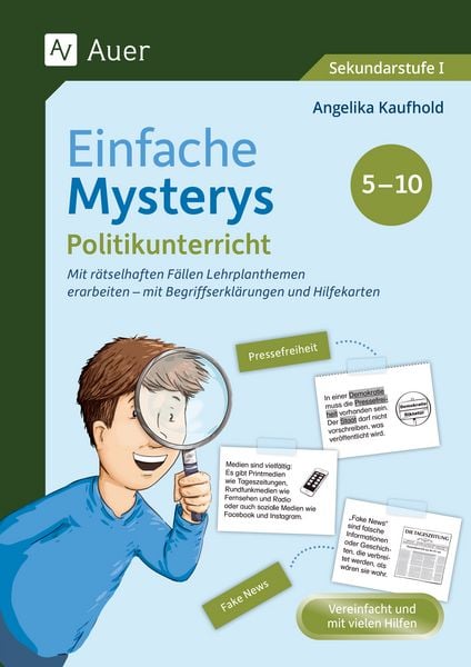Produktbild: Einfache Mysterys Politikunterricht 5-10