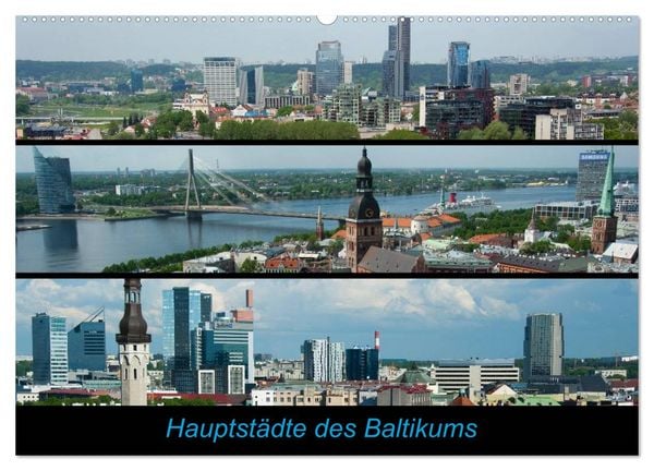 Produktbild: Hauptst&auml;dte des Baltikums (Wandkalender 2026 DIN A2 quer), CALVENDO Monatskalender