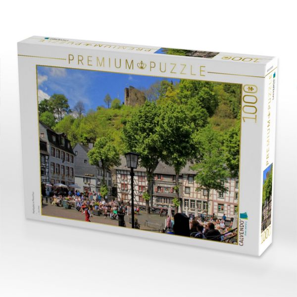 Produktbild: CALVENDO Puzzle Marktplatz in Monschau | 1000 Teile Lege-Gr&ouml;&szlig;e 64x48cm Foto-Puzzle f&uuml;r gl&uuml;ckliche Stunden