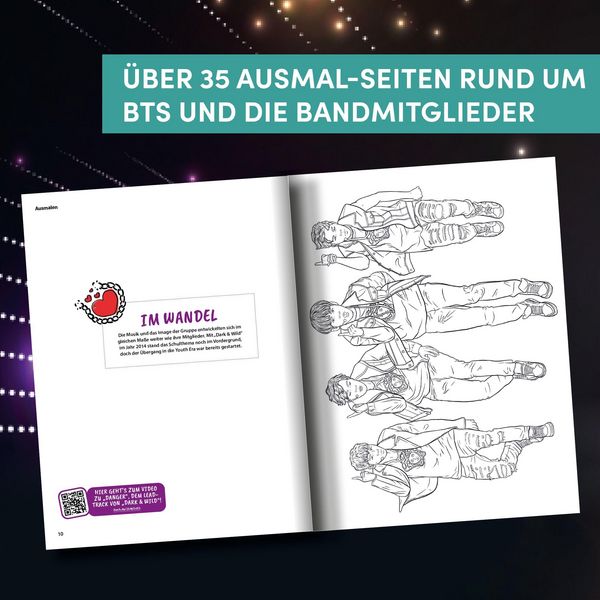 Produktbild: BTS: Das inoffizielle Ausmal- & Kreativbuch