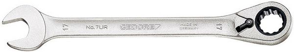 Produktbild: Gedore 2297345 7 UR - 17 Ring-Maulschl&uuml;ssel Schl&uuml;sselweite (Metrisch) 17mm