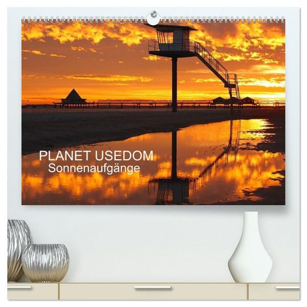 Produktbild: PLANET USEDOM Sonnenaufg&auml;nge (hochwertiger Premium Wandkalender 2026 DIN A2 quer), Kunstdruck in Hochglanz