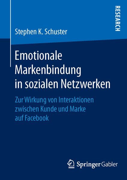 Produktbild: Emotionale Markenbindung in sozialen Netzwerken