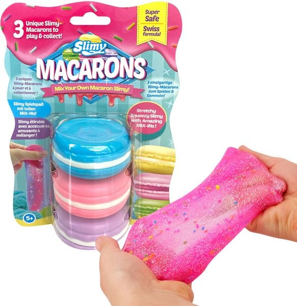 Produktbild: Slimy Macarons - Blister - 3 versch. Massen, 150 Gr.