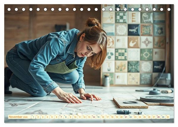 Produktbild: Powerfrauen - Frauen in anspruchsvollen Berufen (Tischkalender 2026 DIN A5 quer), CALVENDO Monatskalender