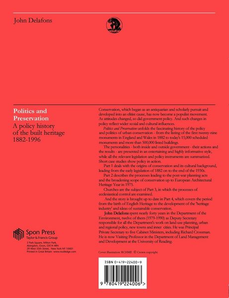 Produktbild: Politics and Preservation